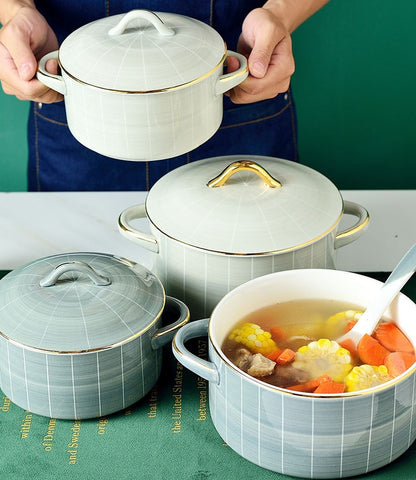 Ceramic Cookware Soup Pot