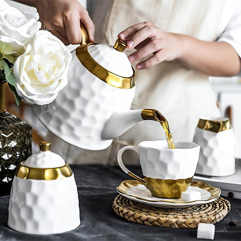 Ceramic Coffee Tea Pot