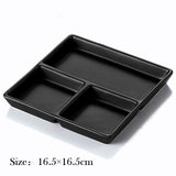 Ceramic Plate Divided Dinner Tray