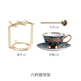 Europe Bone China Coffee Cup Luxury Home Decoration Accessories
