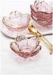 New Arrivals Nordic Tableware Supplies Gold Inlay Glass Sauce Bowl