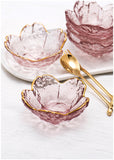 New Arrivals Nordic Tableware Supplies Gold Inlay Glass Sauce Bowl